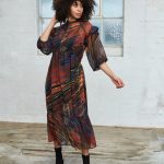 Sahara Printed Sheer Midi Dress image 2