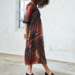 Sahara Printed Sheer Midi Dress image 3
