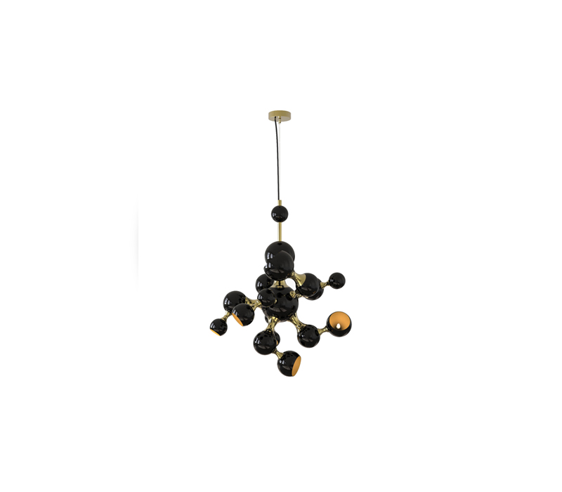 Atomic Round Suspension Lamp