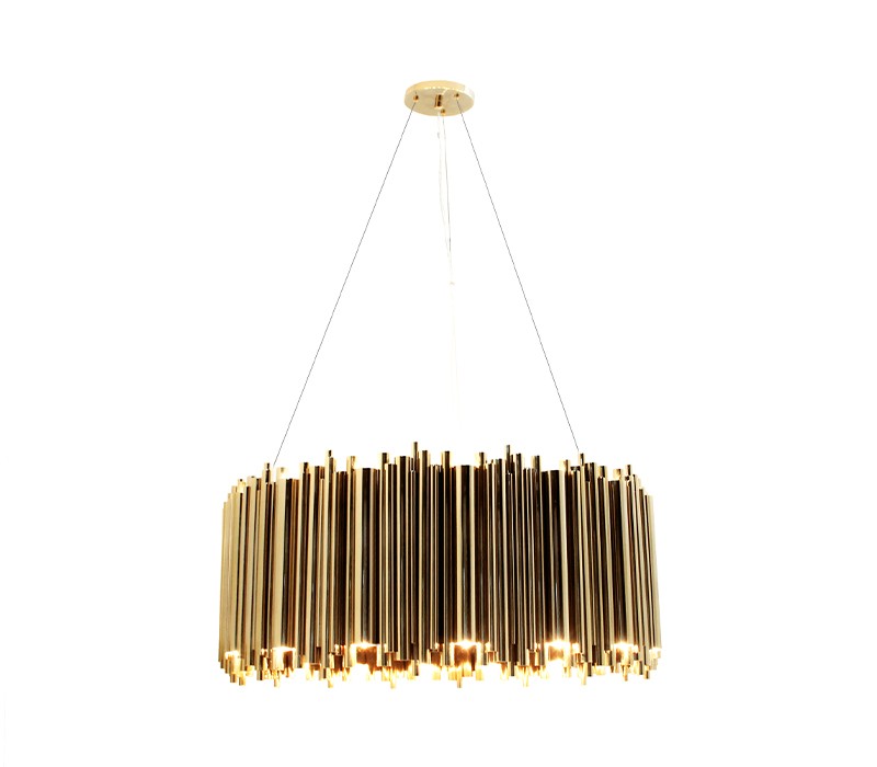 Brubeck Round Suspension Lamp