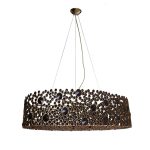 Eternity Oval Black Glass Chandelier image 1