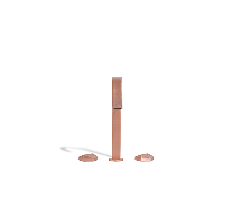 Diamond Three Hole Mixer Tap