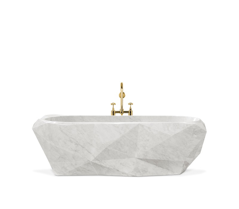 Diamond Marble Bathtub