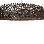 Eternity Oval Black Glass Chandelier image 2