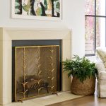 Lily Stems Fireplace Screen image 3