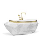 Diamond Faux Marble Bathtub image 3
