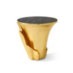 Yasmine Gold Leaf Side Table image 4