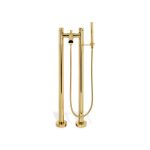 Harper Mounting Floor Mixer with Hand Shower Tap image 4