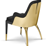 Charla Gold Dining Chair image 4