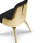 Charla Gold Dining Chair image 3