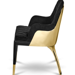 Charla Gold Dining Chair image 2