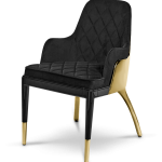 Charla Gold Dining Chair image 1