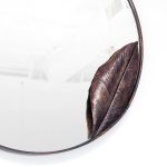 Copper Leaf Mirror in Tobacco image 3