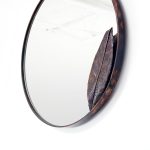 Copper Leaf Mirror in Tobacco image 4