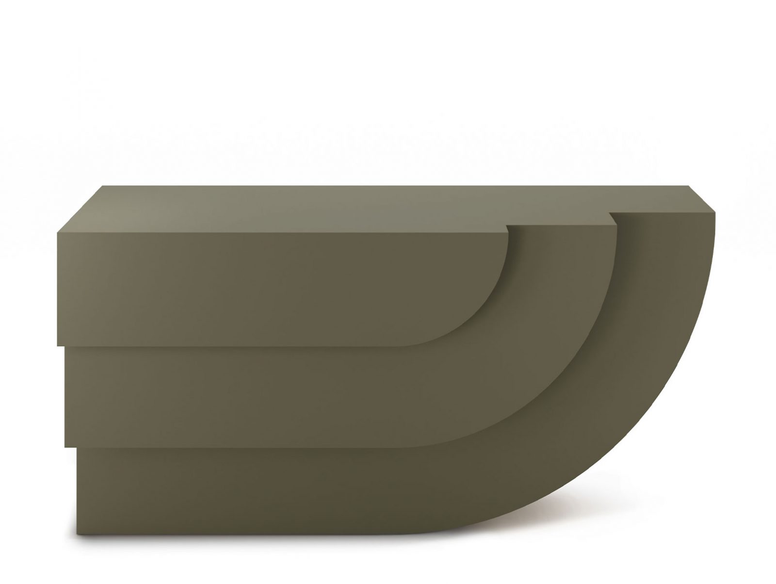 Fossil Lacquer Console