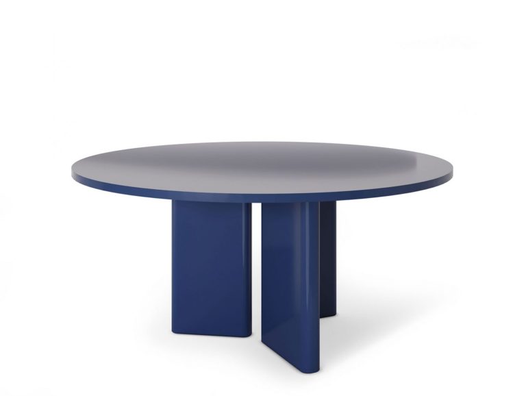Peninsula Lacquer Round Dining Table