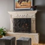 Lacey Fireplace Screen in Tobacco image 3