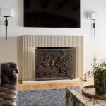 Lacey Fireplace Screen in Tobacco image 2