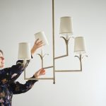 Lily Stems Four-Arm Chandelier image 4