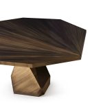 Rock 140 Brass Dining Table image 3