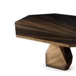 Rock 140 Brass Dining Table image 4