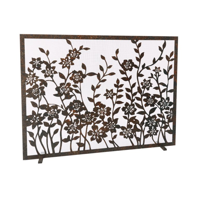 Lacey Fireplace Screen in Tobacco