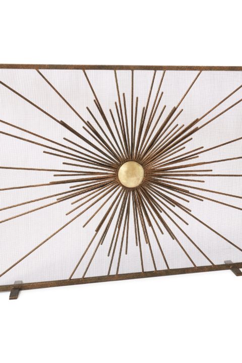 Sunburst Fireplace Screen