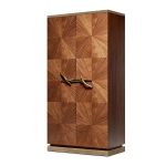Walnut Bar Cabinet image 1