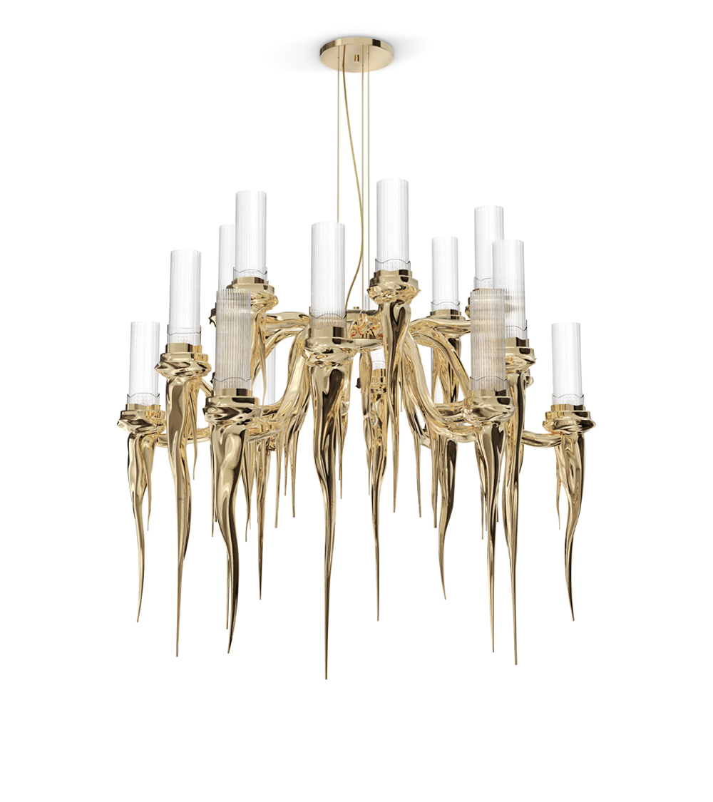 Wax Chandelier