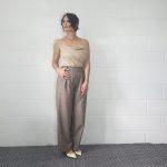 Houndstooth Wide Leg Trousers image 4