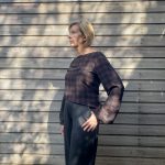 Houndstooth Silk Blouse image 4