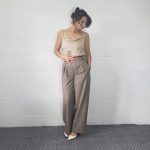Houndstooth Wide Leg Trousers image 1