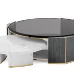 Algerone Set I Wood Center Table image 2