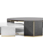 Algerone Set I Wood Center Table image 1