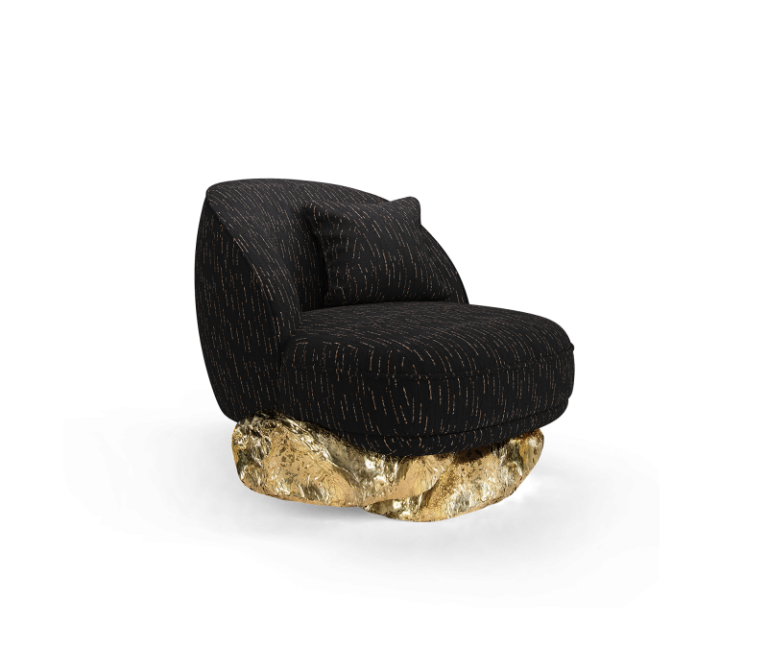 Angra Black Armchair