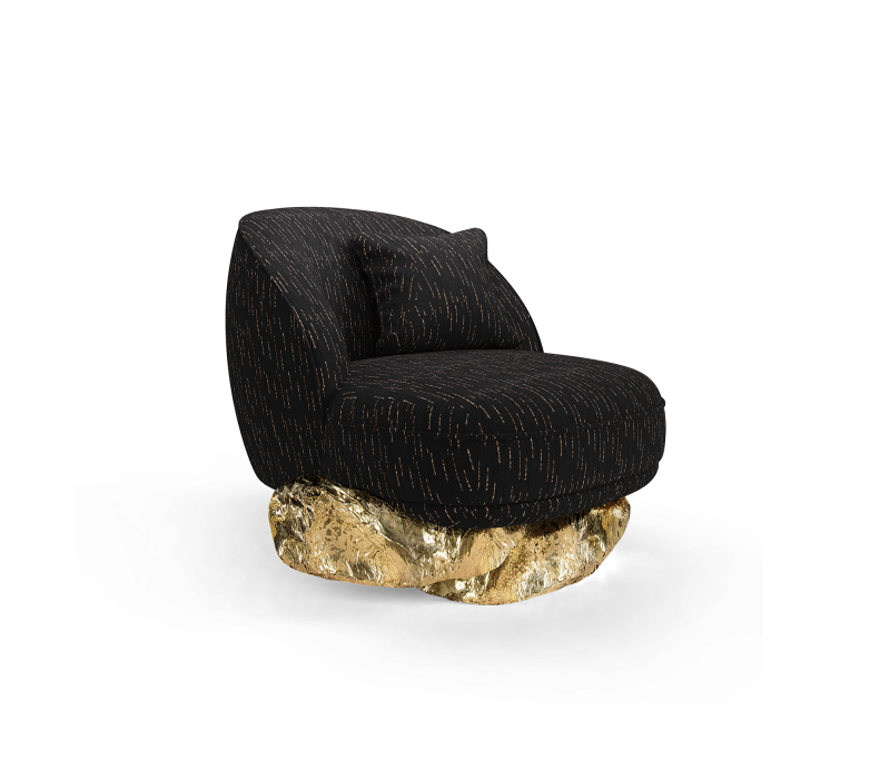 Angra Black Armchair