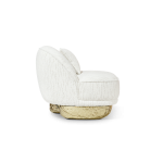Angra II White Armchair image 2