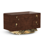 Angra Walnut Nightstand image 2