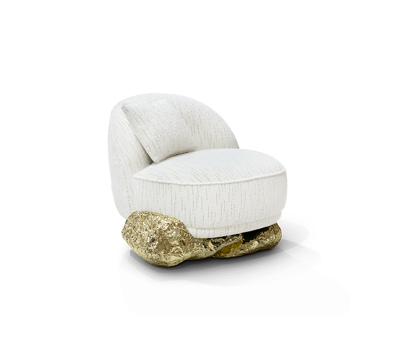 Angra White Armchair