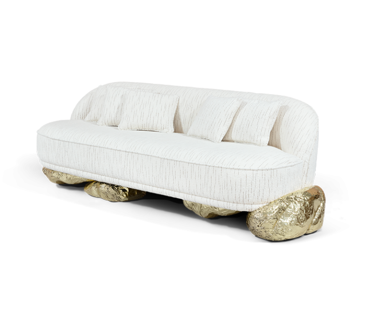 Angra White Sofa