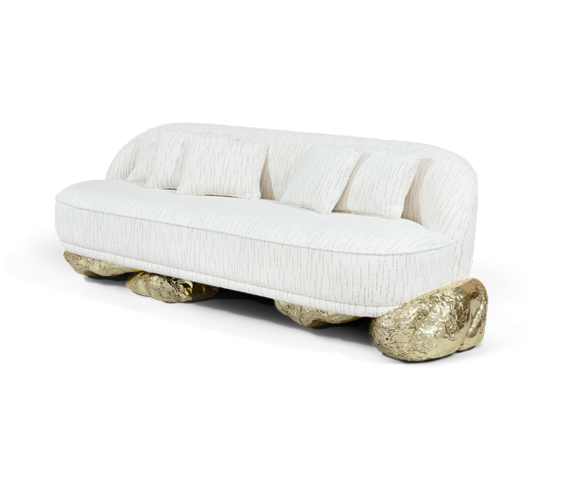 Angra White Sofa