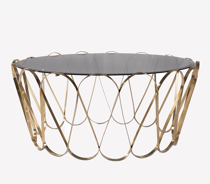 Aquarius Gold Center Table