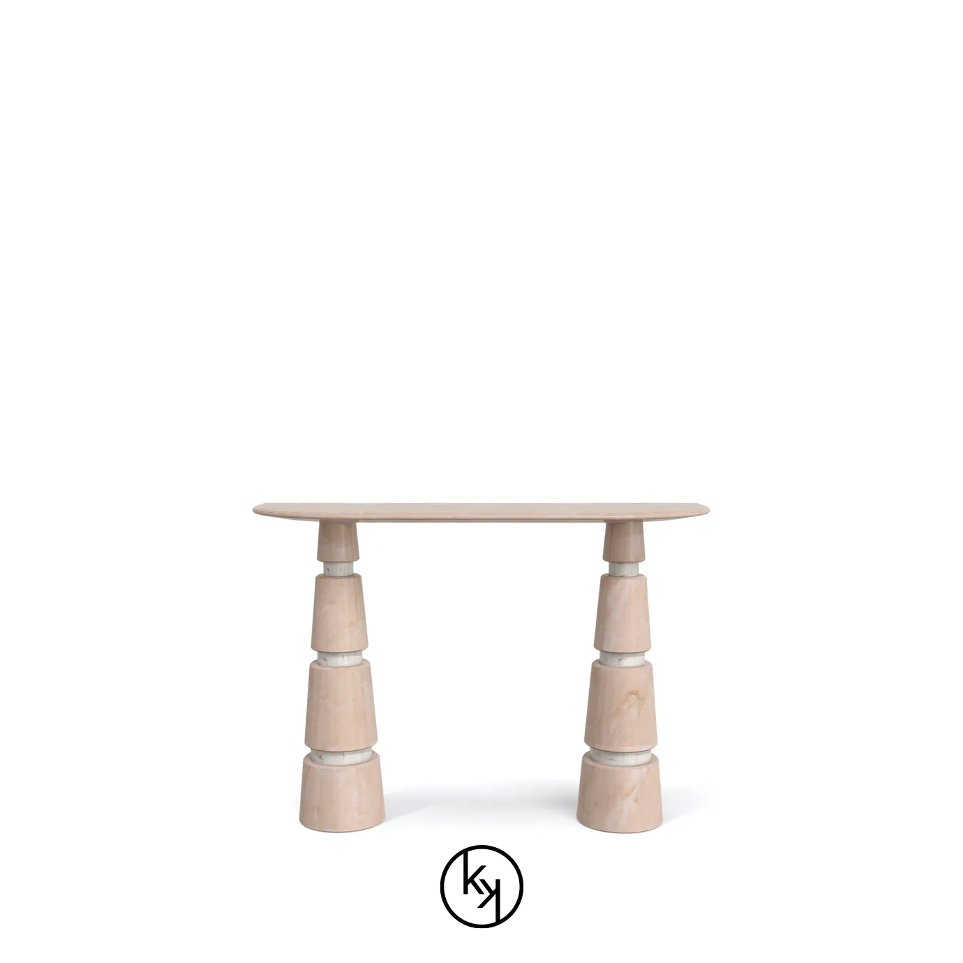Avalanche Rose Estremoz Marble Console