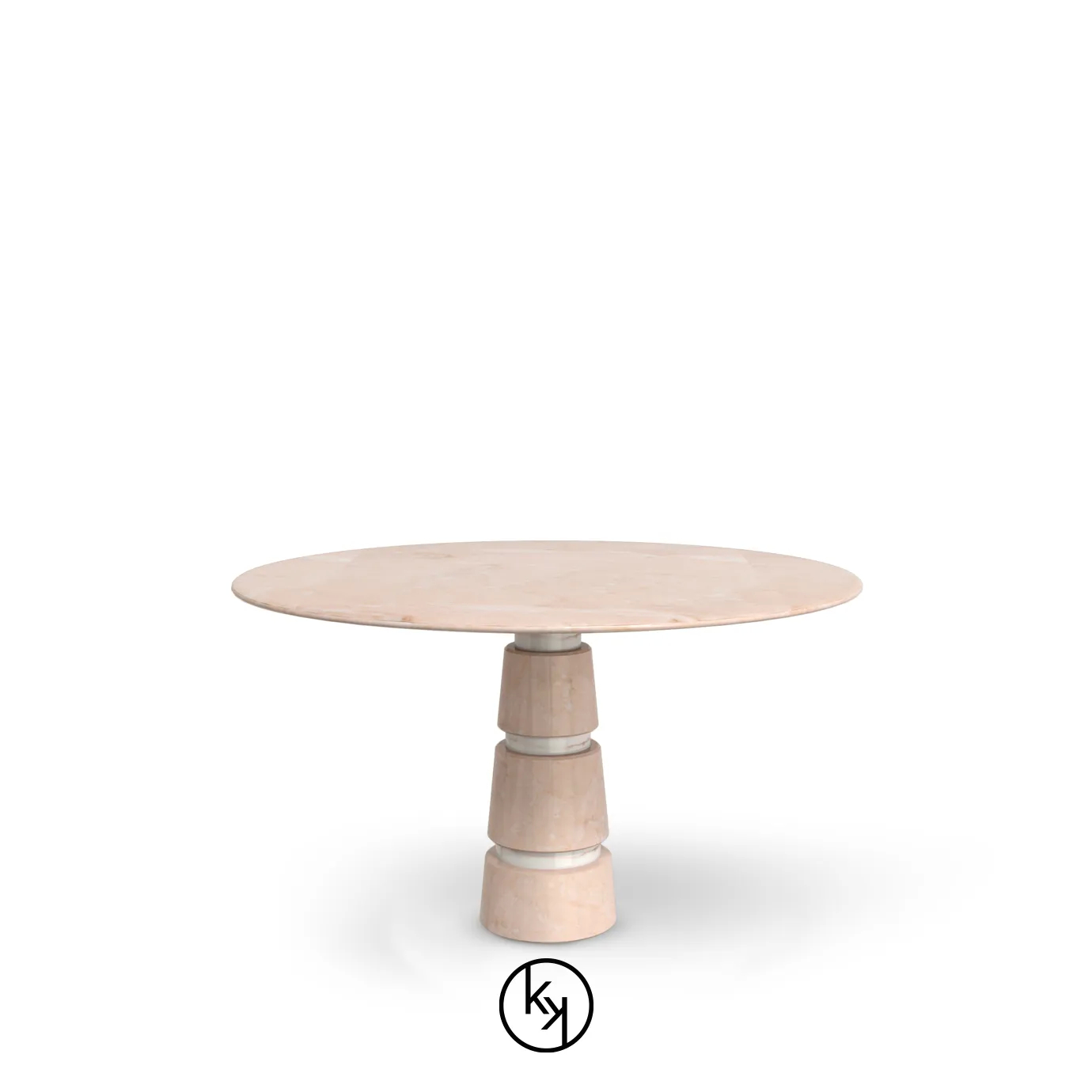 Avalanche Rose Estremoz Marble Dining Table