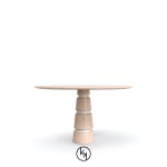 Avalanche Rose Estremoz Marble Dining Table image 2