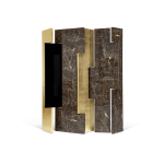 Avenue Faux-Marble Folding Screen image 1