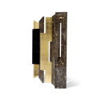 Avenue Faux-Marble Folding Screen image 3