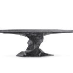Bonsai Faux-Marble Dining Table image 2