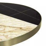 Decodiva Golden & Spider Marble Dining Table image 3