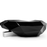 Diamond Black Center Table image 1